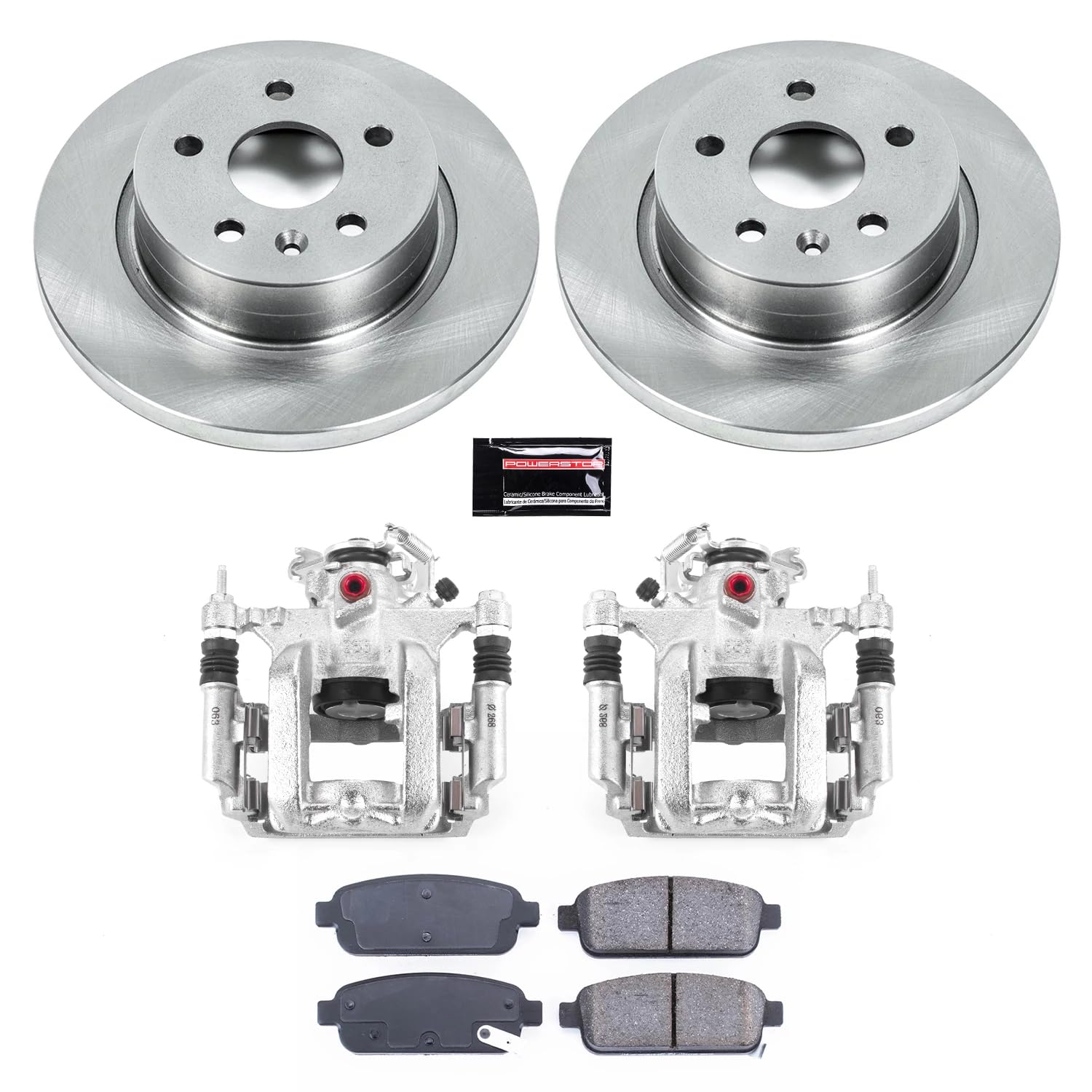 Power Stop KCOE5544 Brake Kit Stock Replacement with OE Calipers - Rear For Chevrolet Cruze 2011-2015 Chevrolet Cruze Limited 2016 [Vehicle Specific]
