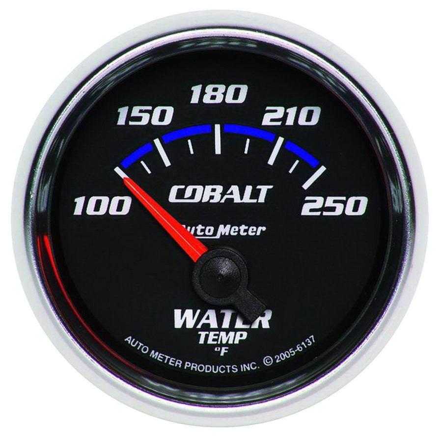 Cobalt Auto Meter 6137 Short Sweep Electric Water Temperature Gauge