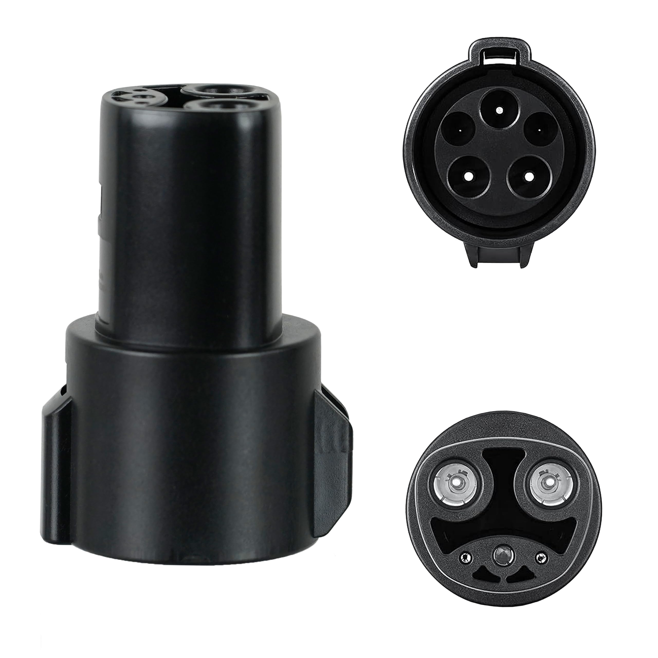 NACS Adapter Schumacher Electric for J1772 Compatible EV Chargers, for Level 1 and Level 2 Chargers, Compact Size, Charge Your Tesla from Any Charger