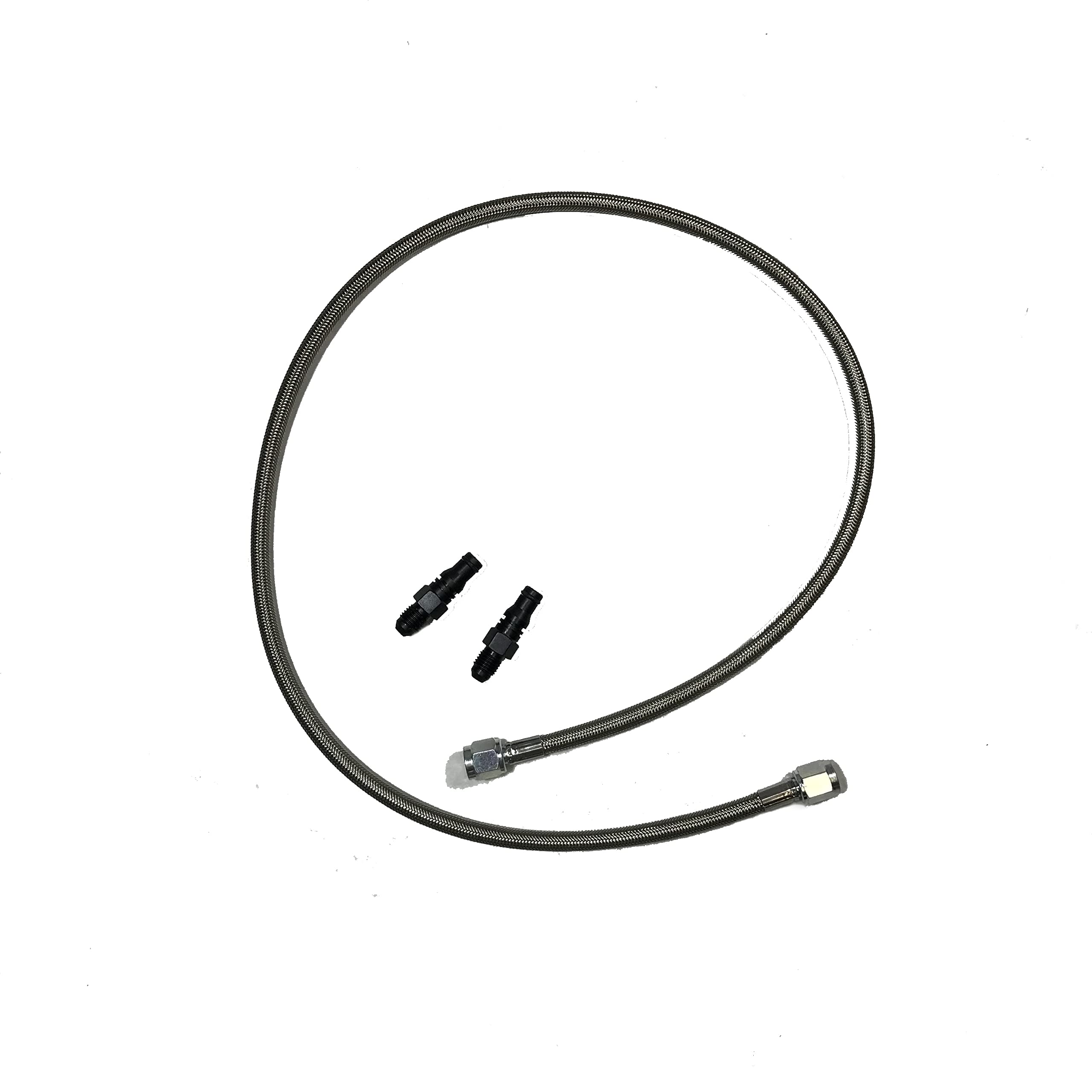 Mustang McLeod Line Assy 2005-Up 36in With Male Wire Clip Fittings (139251)