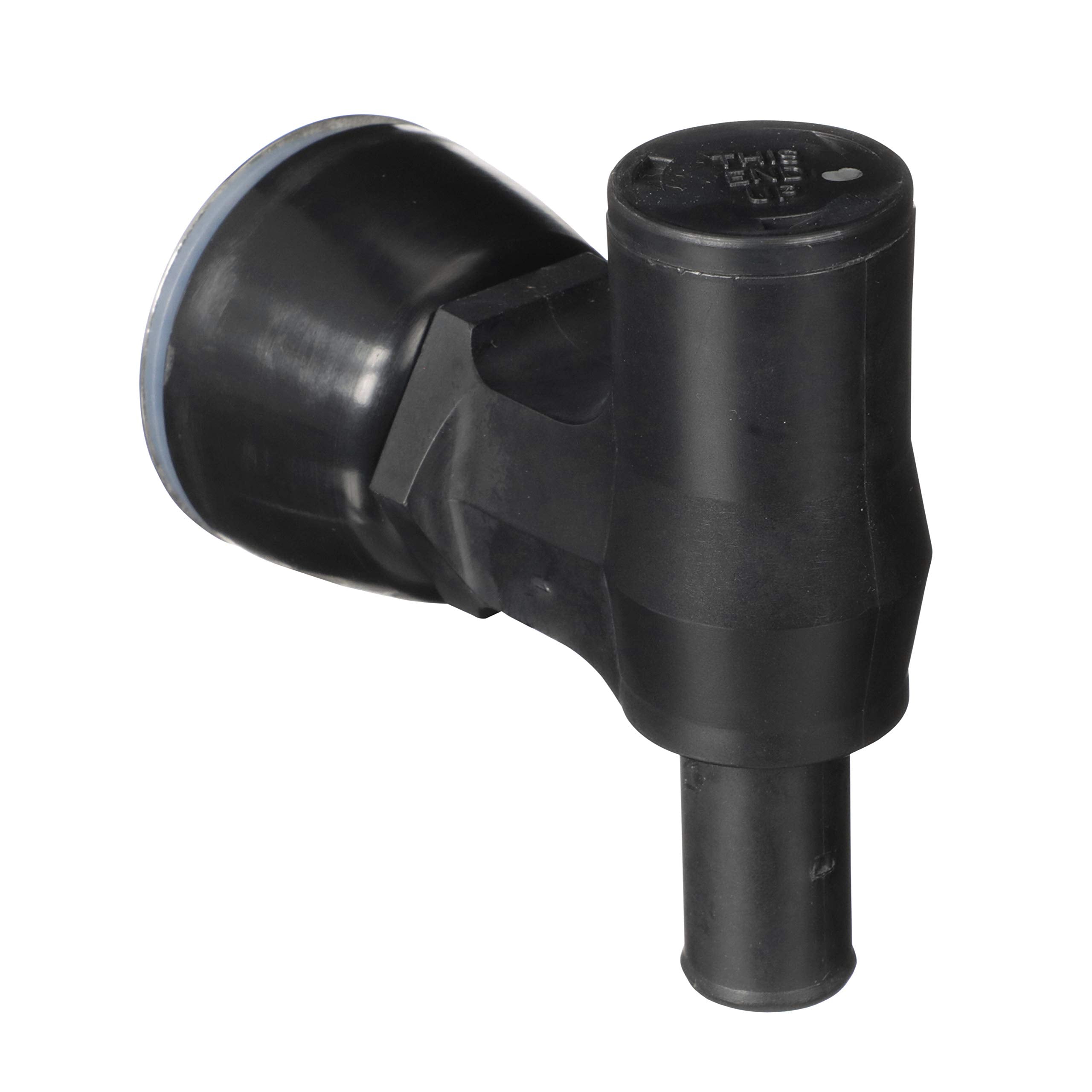 90-Degree Attwood P-Trap Fuel Tank Vent, Flush Mount, 5/8-Inch Interior Diameter Hose, Stainless Steel Vent Head