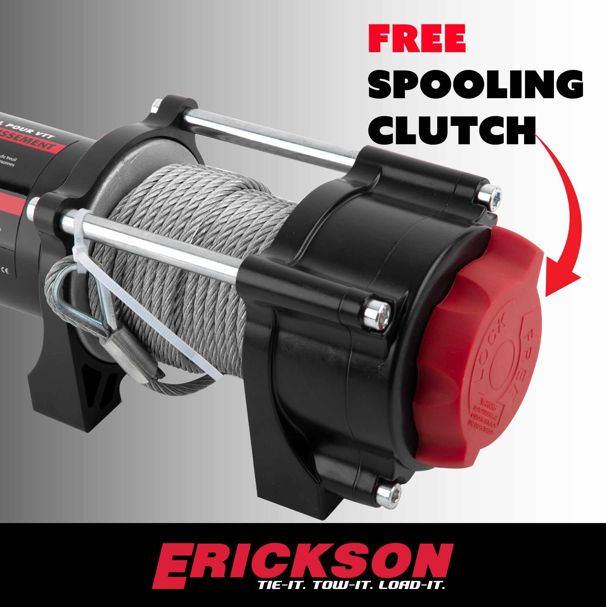 12-Volt Erickson DC 50 ft. 2500 lb. Electric Winch 06422