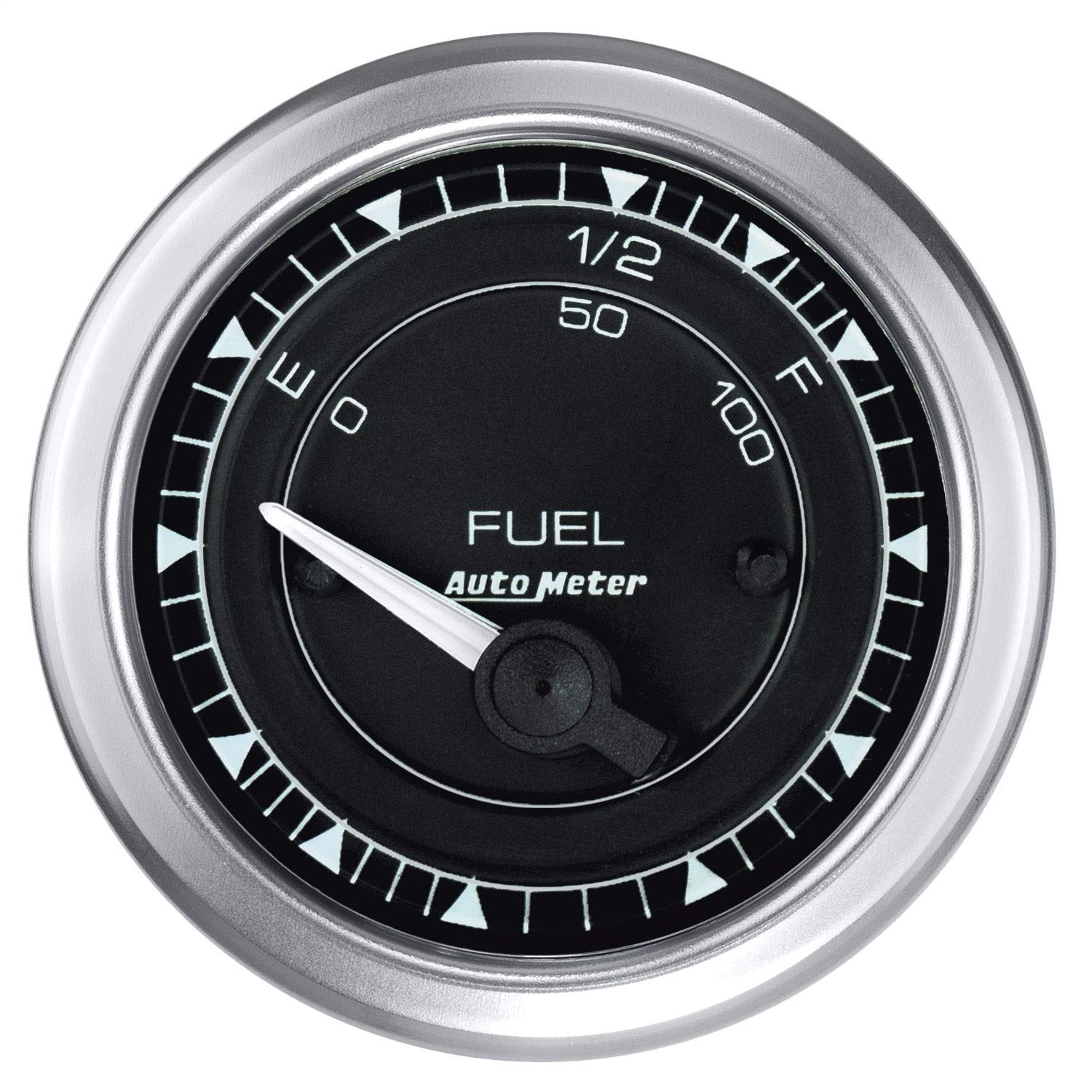 Fuel Level AutoMeter 8115 Gauge, 2 1/16", 73Ωe to 10Ωf, Elec, Chrono