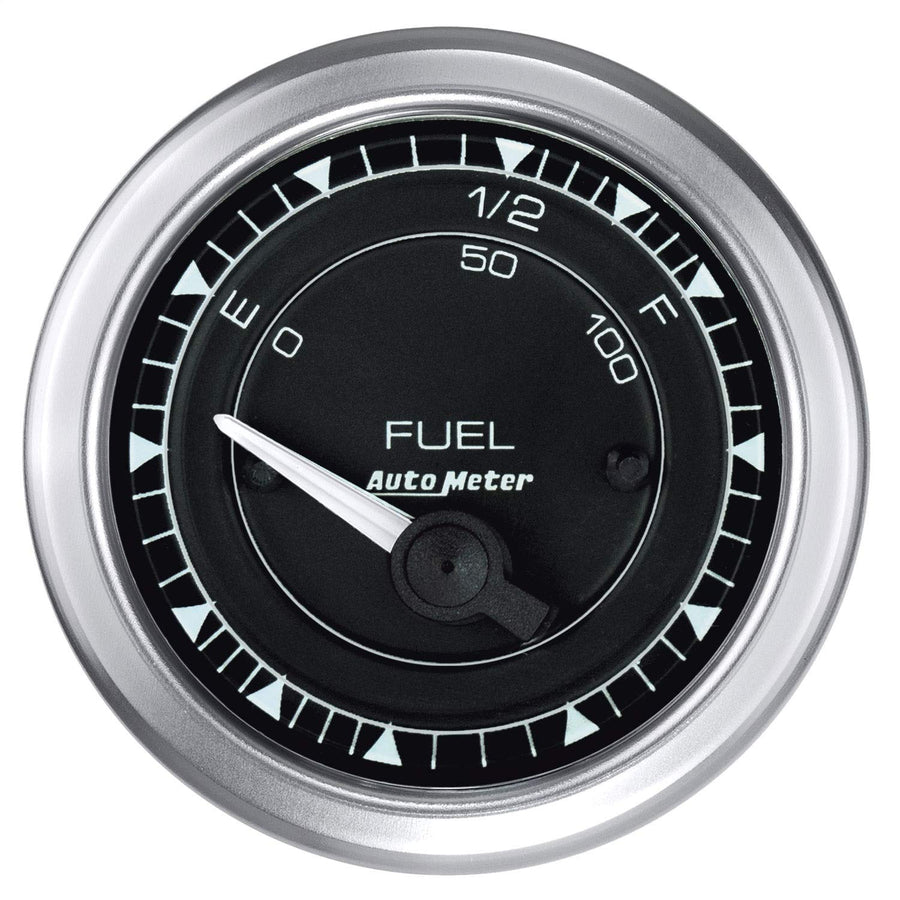 Fuel Level AutoMeter 8115 Gauge, 2 1/16", 73Ωe to 10Ωf, Elec, Chrono