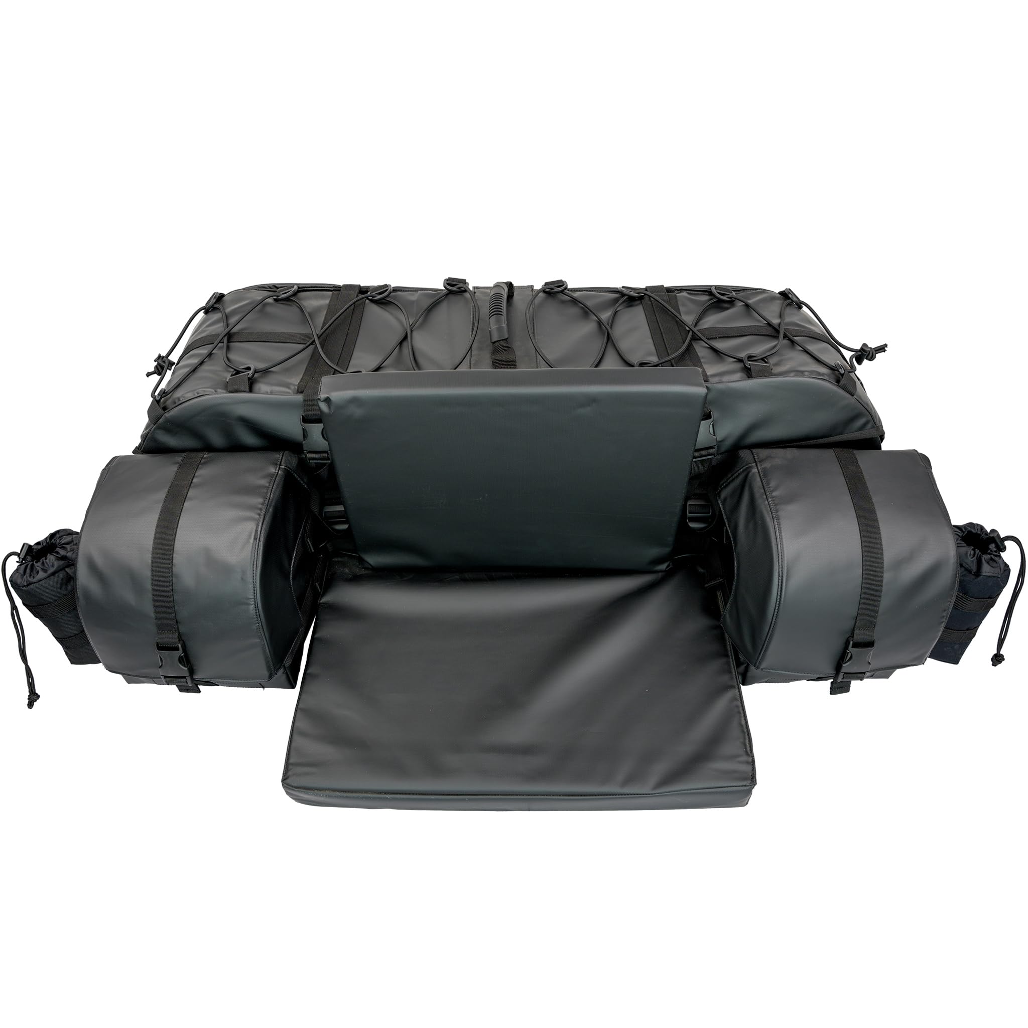 Oversized ATV TEK Arch Series Rear Rack Utility Pack, Padded ATV Cargo Bag - Black