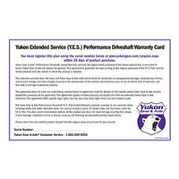 Extended Service Plan Yukon for Performance Driveshaft