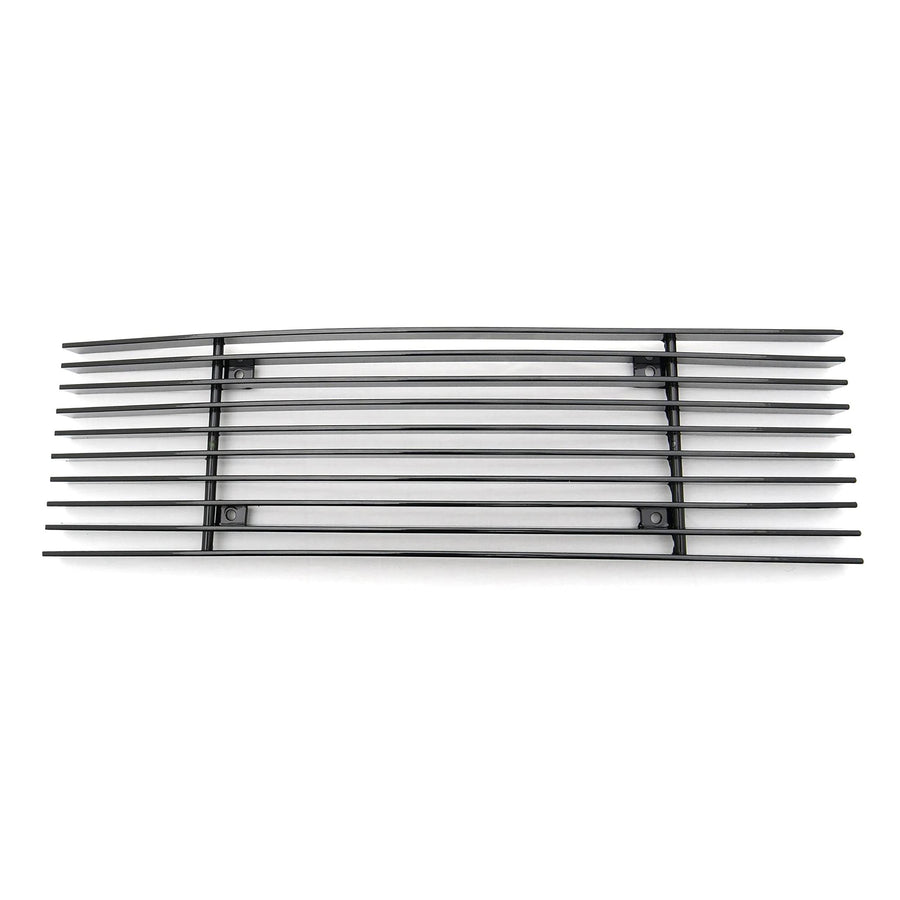 Horizontal T-Rex 25569B Aluminum Black Finish Billet Bumper Grille Bolt-on for Ford F150