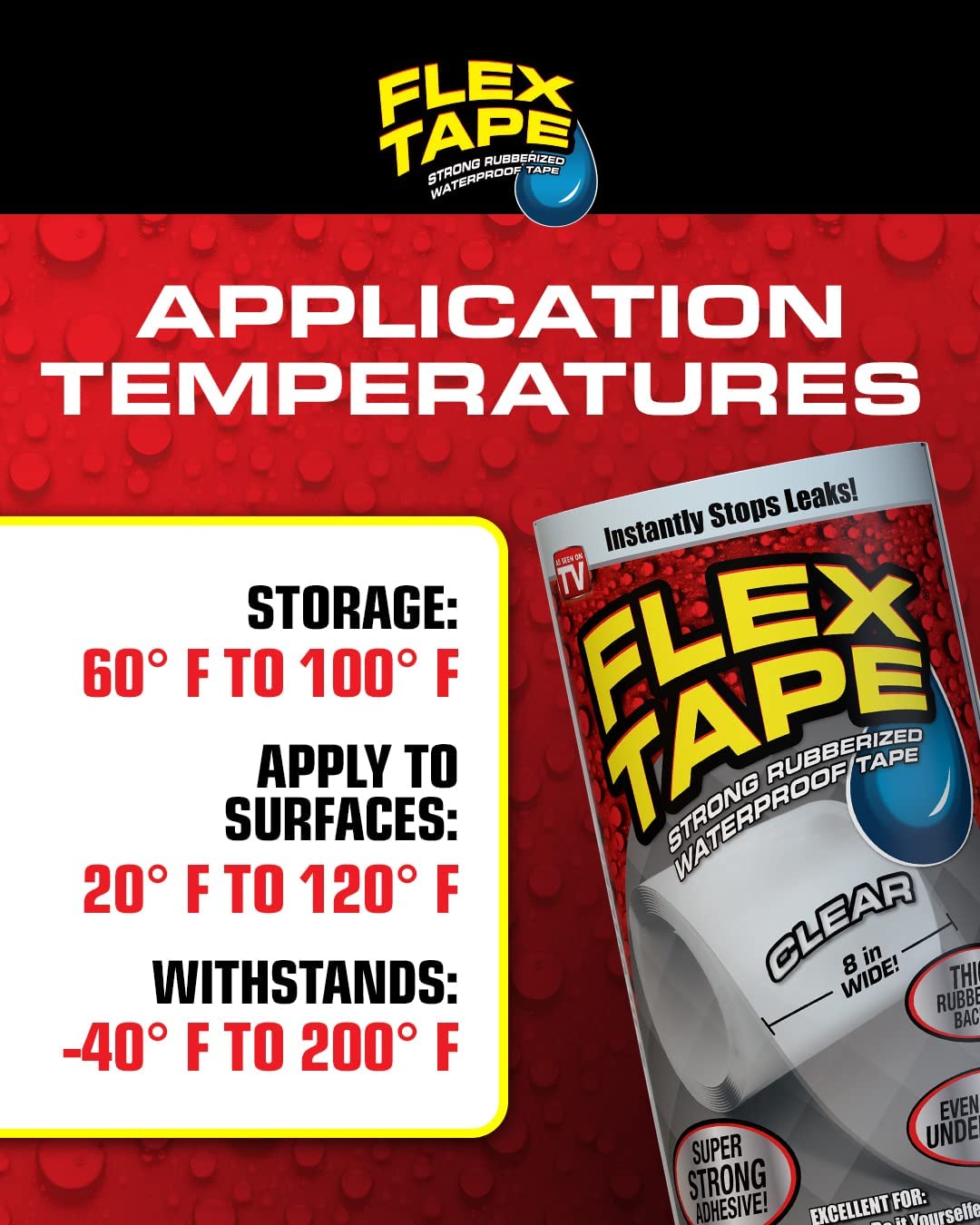 Original Flex Tape, Thick Flexible Rubberized Waterproof Tape - Seal and Patch Leaks, Works Underwater, Indoor Outdoor - Home RV Roof Plumbing and Pool Repairs, Gray, 12 in x 10 ft, Pack of 1
