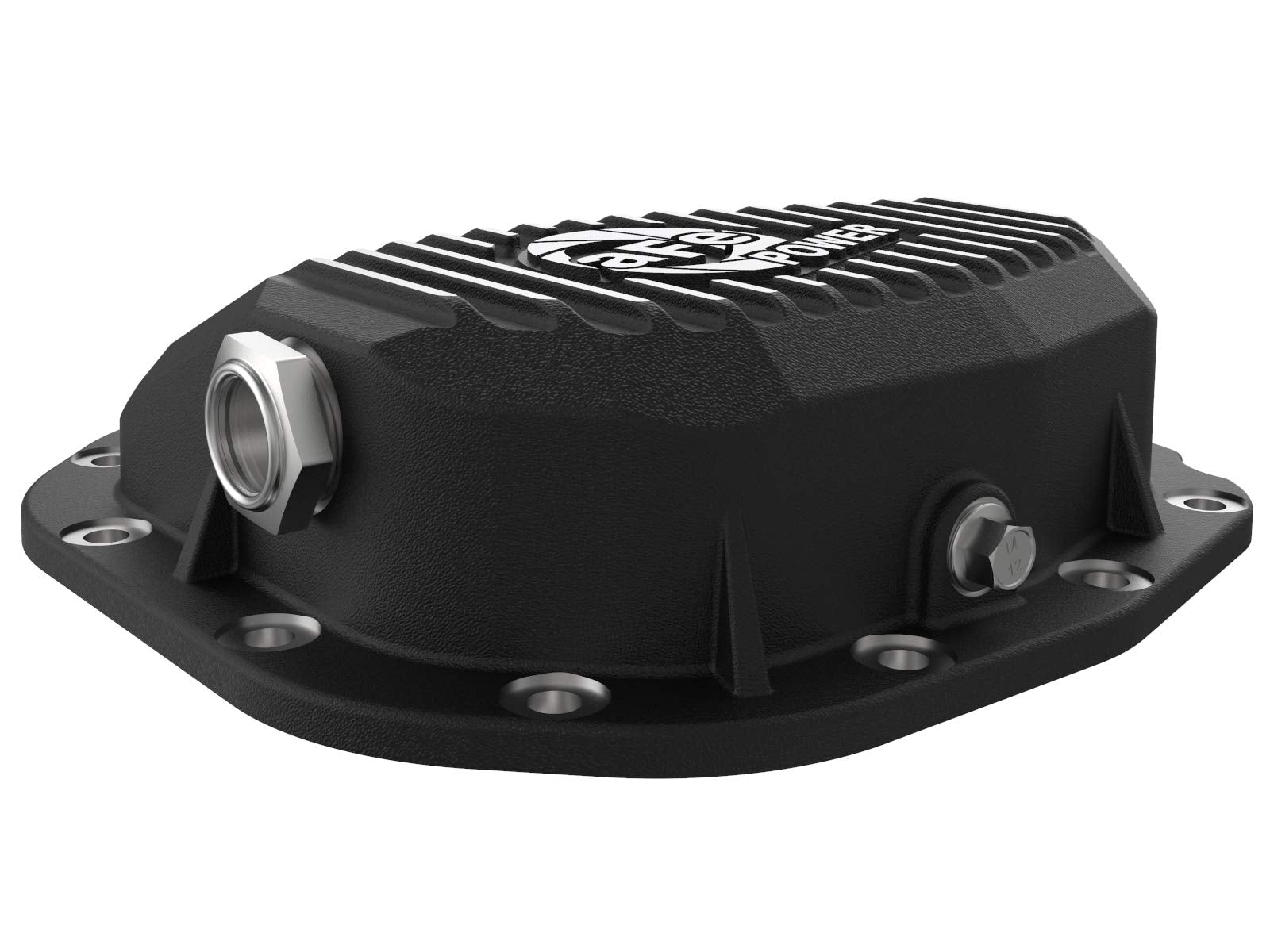 aFe Power Pro Series 46-71181B Differential Cover Black w/Machined Fins & Gear Oil (Super 8.8 axle)