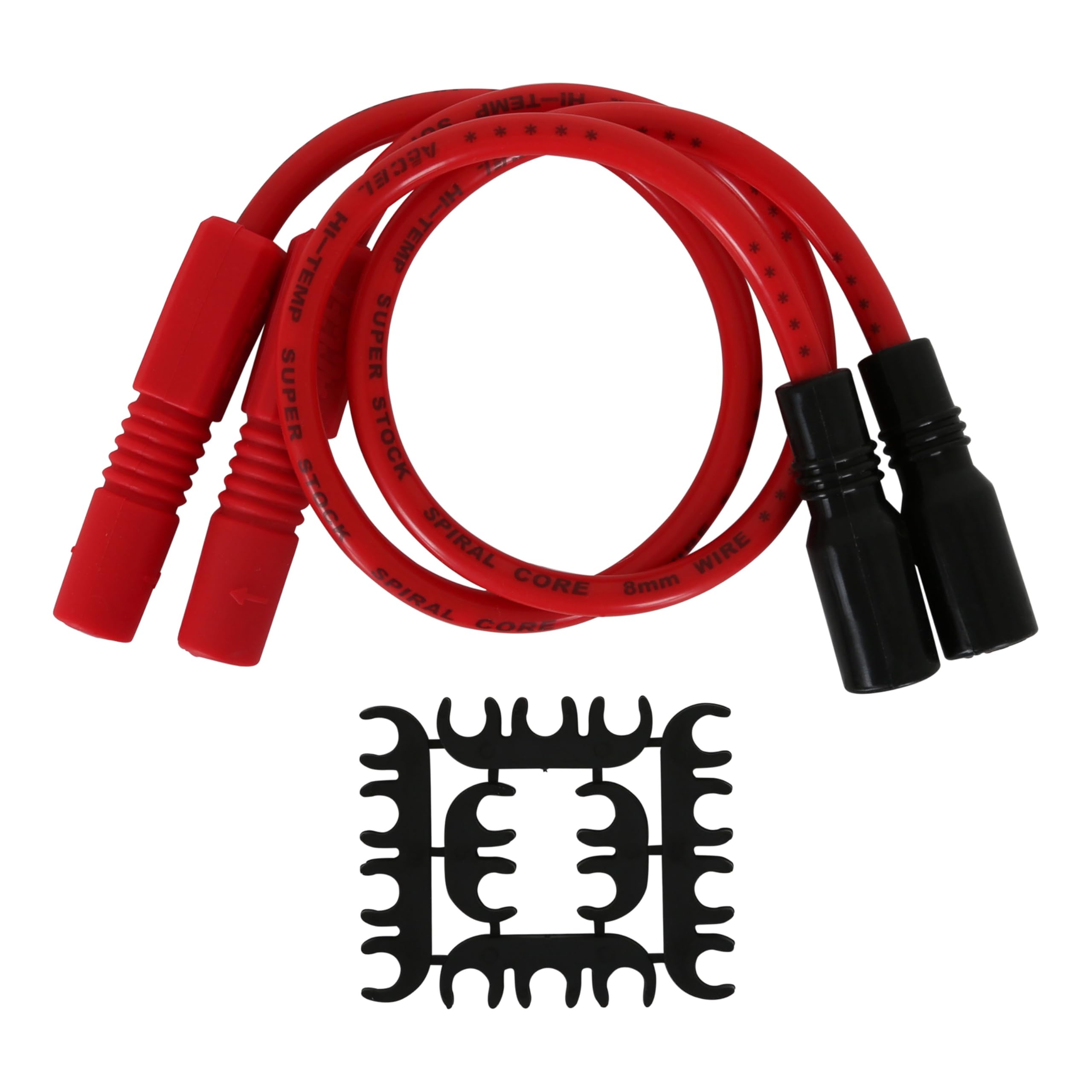 Custom Wire Set ACCEL 171098-R - 8MM - Red