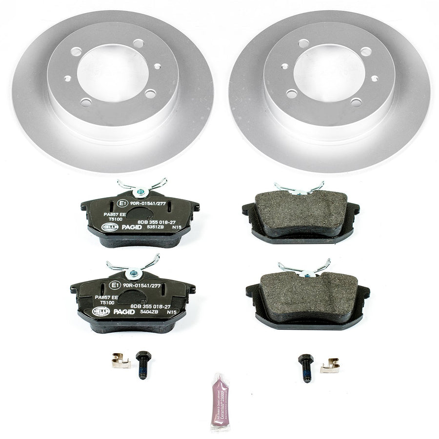 Power Stop ESK913 Euro-Stop Rear Brake Kit For Volvo S40 2000-2004, Volvo V40 2000-2004 [Model Specific]