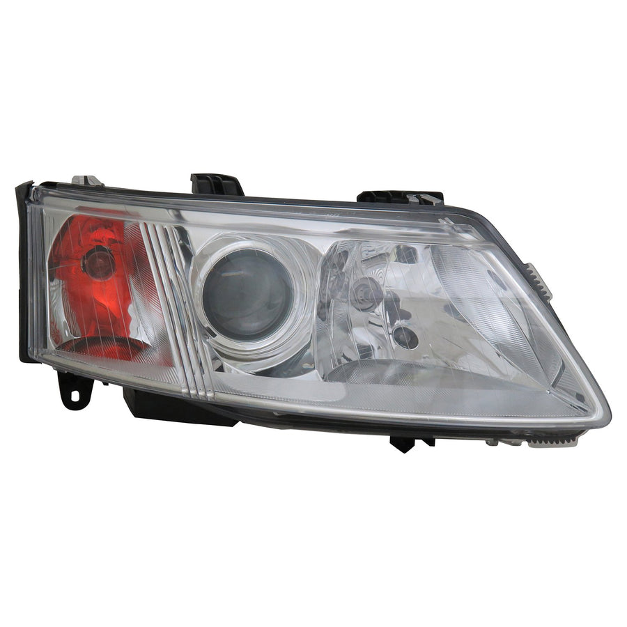Right TYC Headlight Assembly Compatible with 2003-2007 Saab 9-3