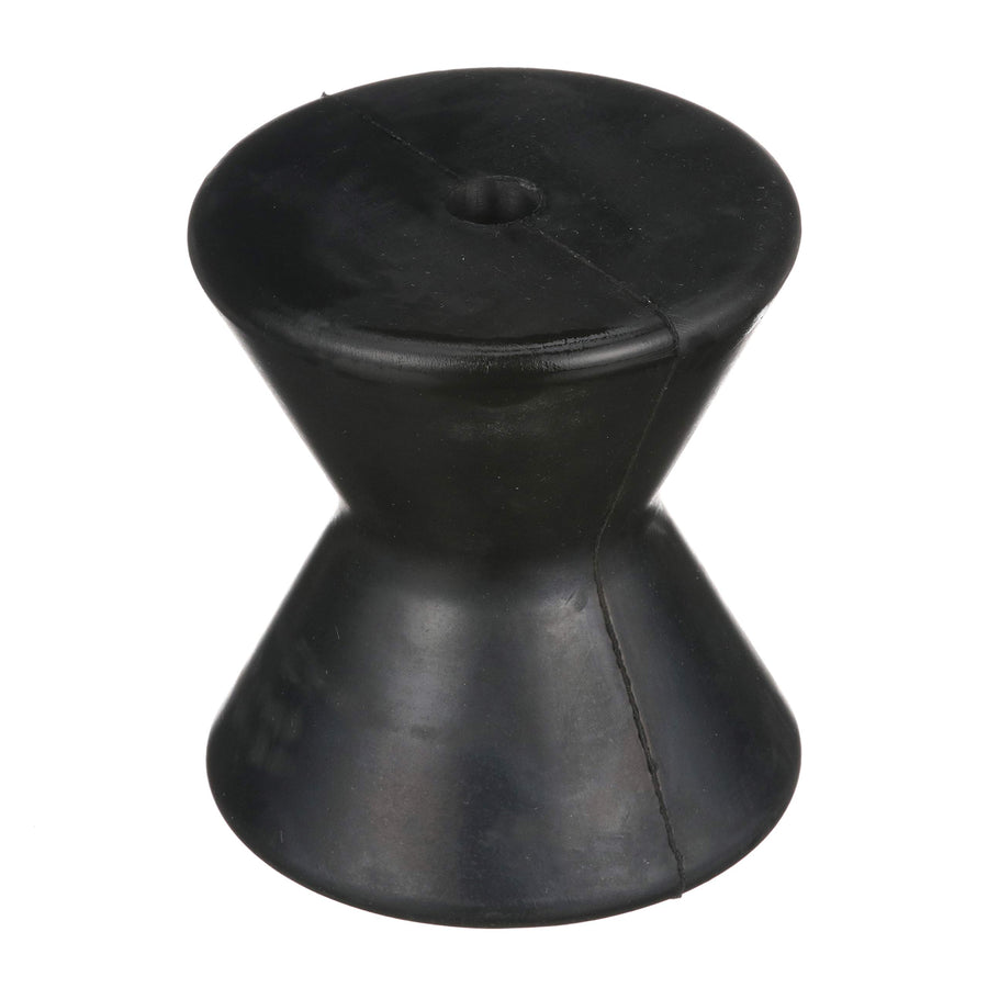 Boat Trailer Attwood Rubber Bow Roller, Black, 4 Inches 11209-1