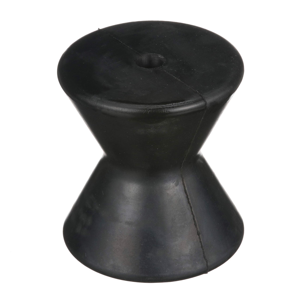 Boat Trailer Attwood Rubber Bow Roller, Black, 4 Inches 11209-1