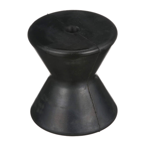 Boat Trailer Attwood Rubber Bow Roller, Black, 4 Inches 11209-1