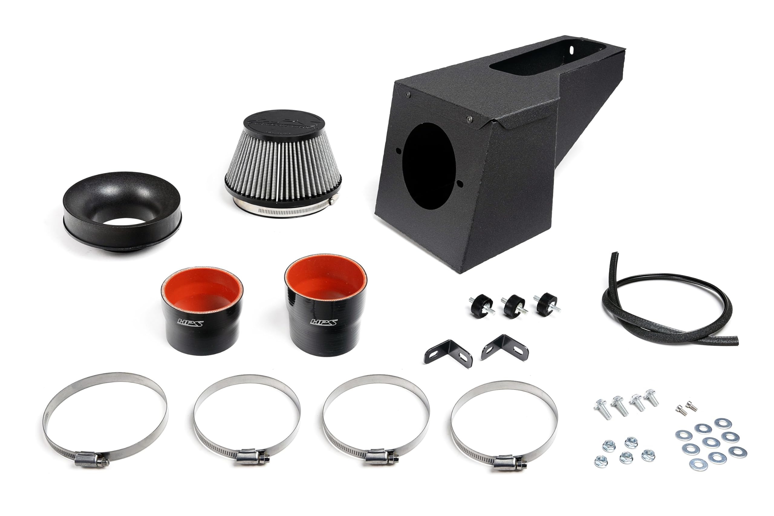 Black HPS Air Intake Kit with Heat Shield Cool Ram Compatible for 2019-2024 Acura RDX 2.0L Turbo, 827-729WB