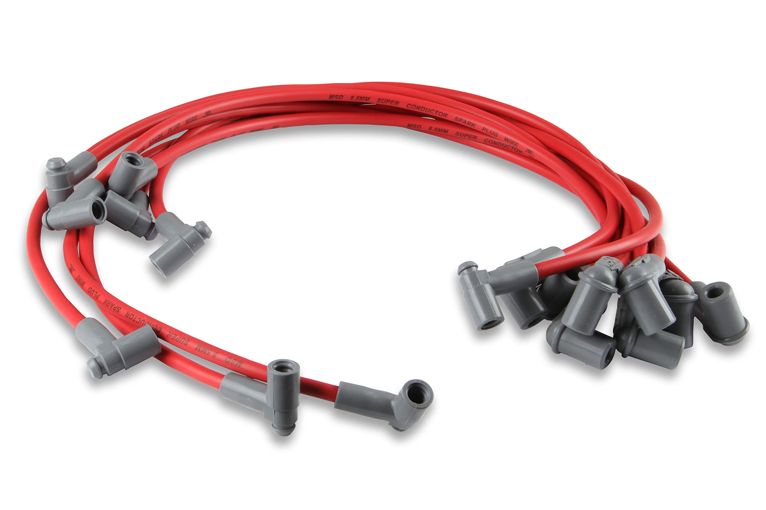 Super Conductor MSD 31359 Spark Plug Wire Set Red