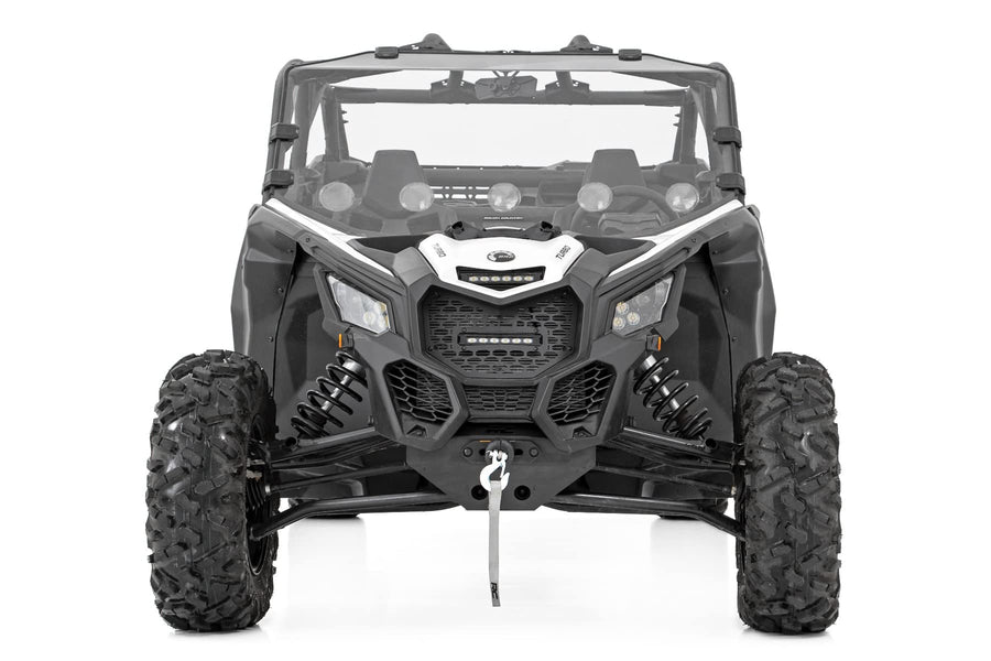 Vented Rough Country Full Front Windshield for Can-Am Maverick X3-98272030