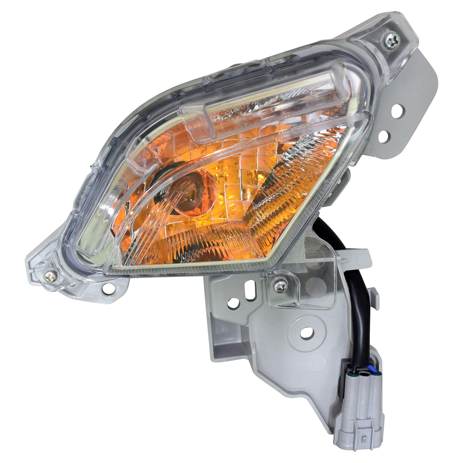 Right Turn Signal/Parking Light Assembly TYC Compatible with 2016-2021 Mazda CX-3