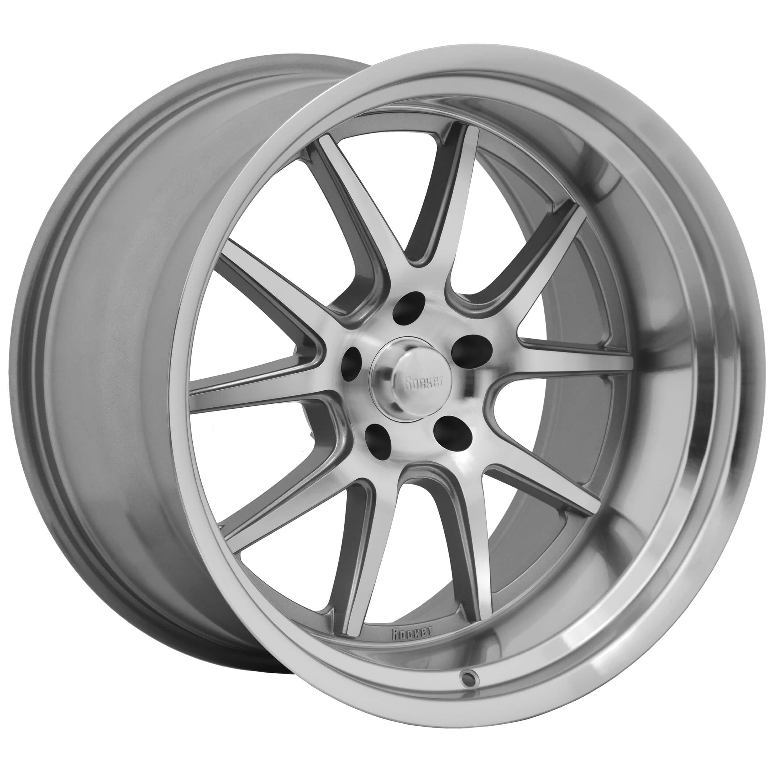 TTR19-2126155 Rocket Racing Wheels 20x12 Attack Machined 5x4.75 5.5 bs