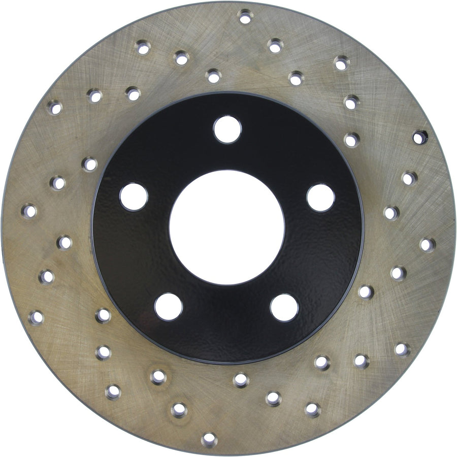 StopTech Sport 128.62019L Cross Drilled Brake Rotor (Rear Left), 1 Pack