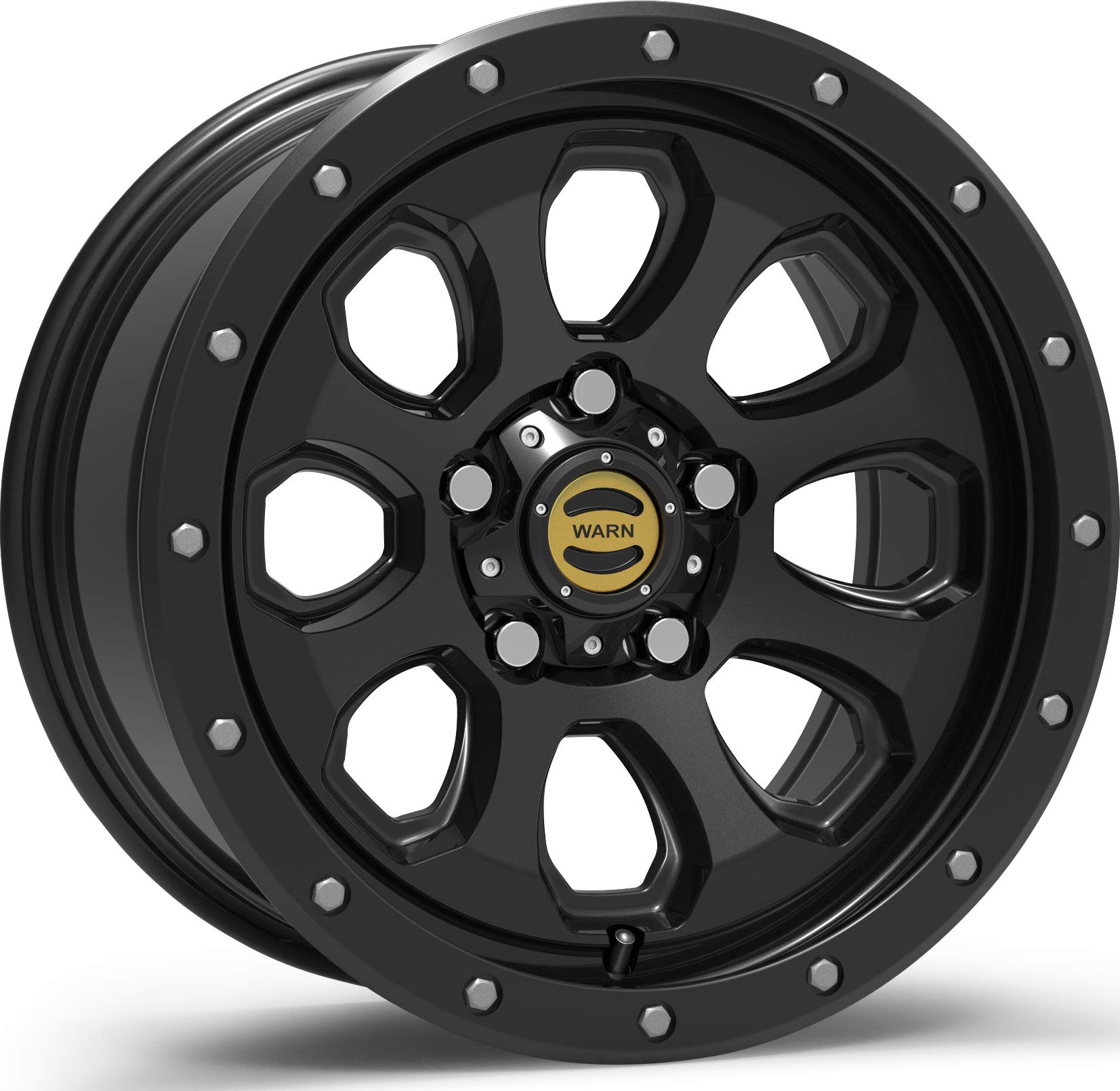 Epic WARN Wheels, Fits: Jeep Wrangler JL, JK and Gladiator JT - Moonsault, Black