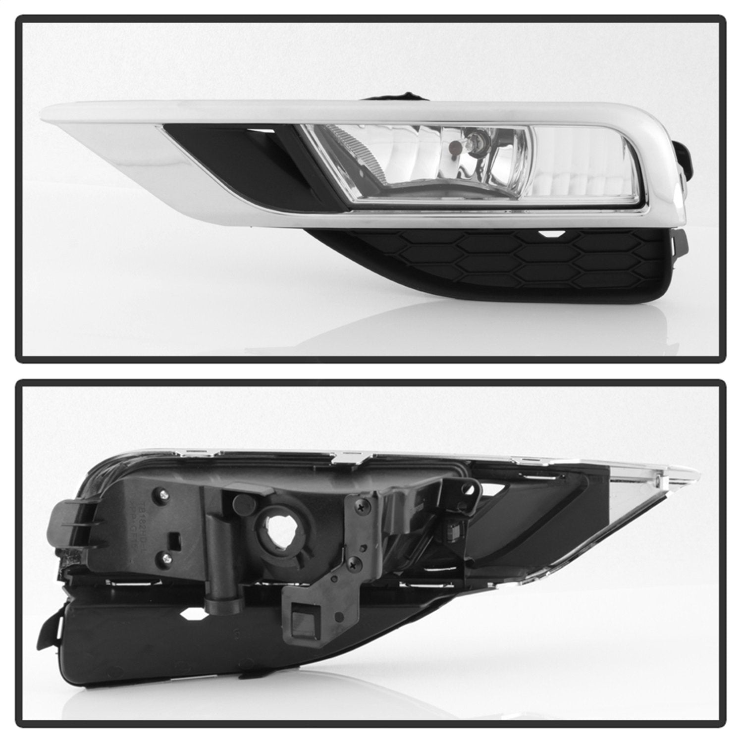 Honda CRV 2015-2016 Spyder 9031489 Fog Lights W/Switch and Cover - Clear