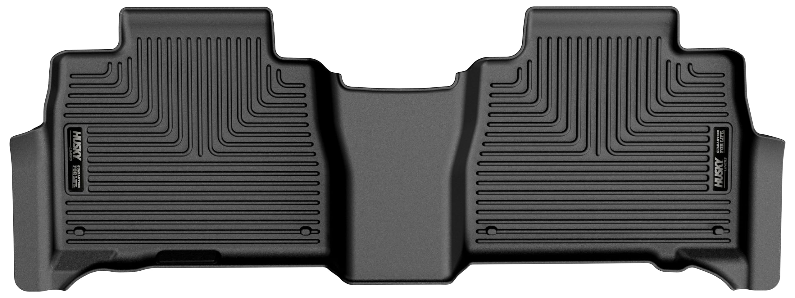 Husky Liners X-act Contour Floor Mats | 2nd Row, 1-pc Black - 50991 Fits 2020-2025 Mercedes-Benz GLE450, GLE63 AMG S; 2022-2025 GLE350