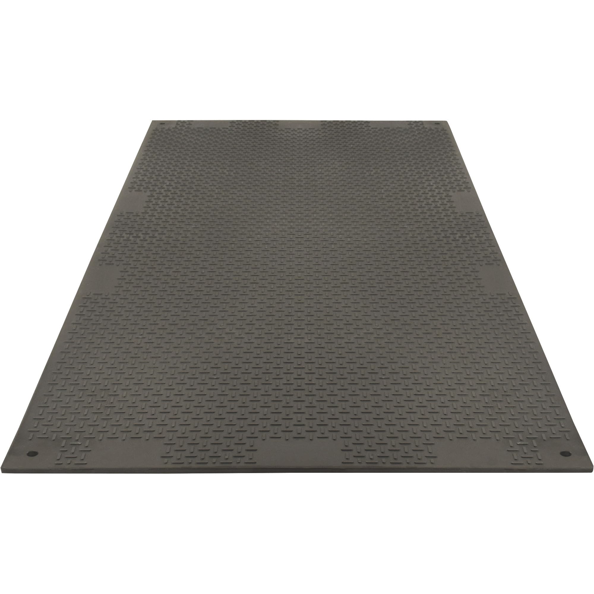 Ground Protection Mat Checkers Industrial Prod Inc, Black, 4 ft. W