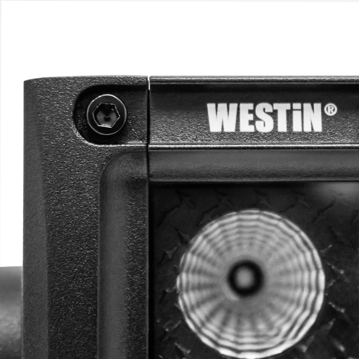 B-Force Westin 09-12212-8F Black Face 4 inch Double Row LED Light Bar with Flood Beam