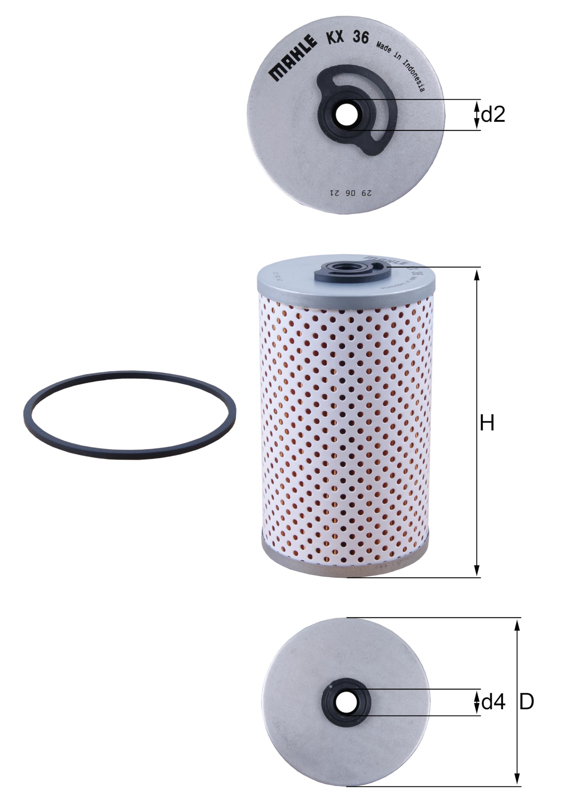 KX 36D Knecht Fuel filter