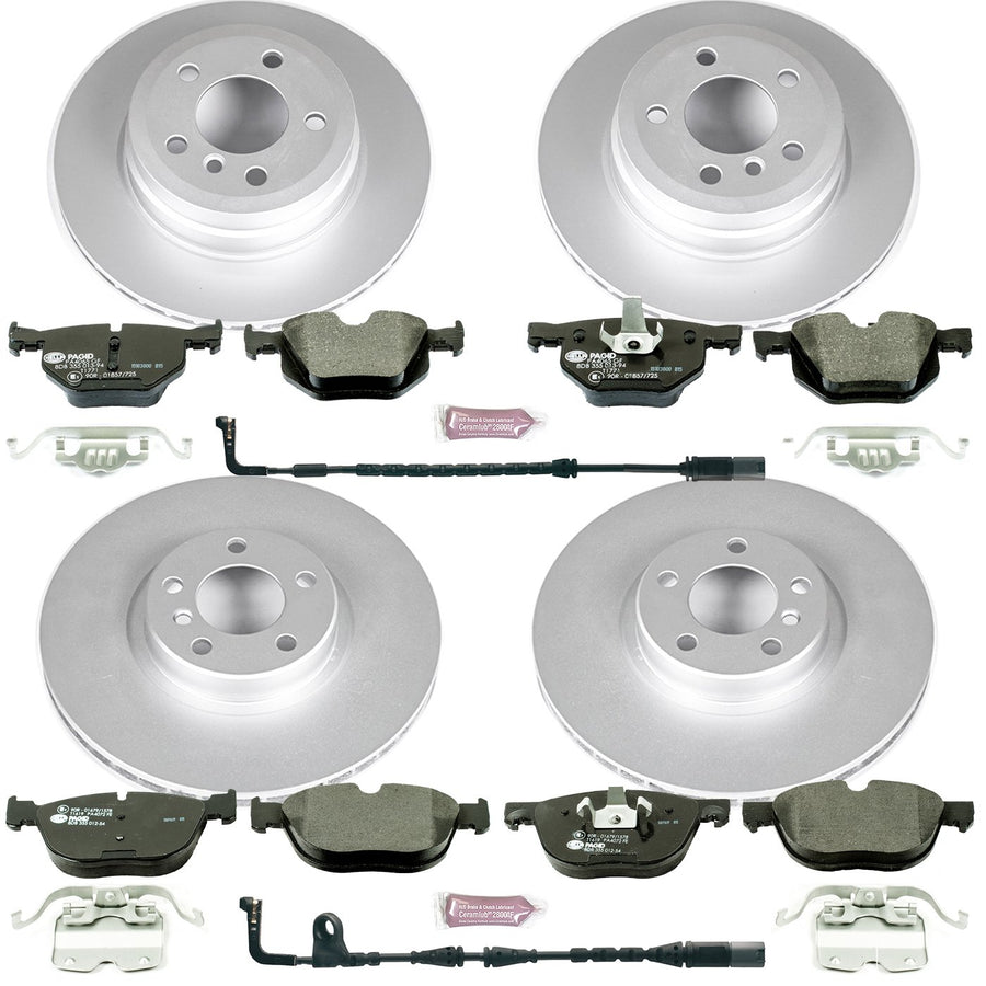 Power Stop ESK6162 Euro-Stop Brake Kit Front & Rear For BMW X5 2009-2010, BMW X6 2009-2010 [Model Specific]