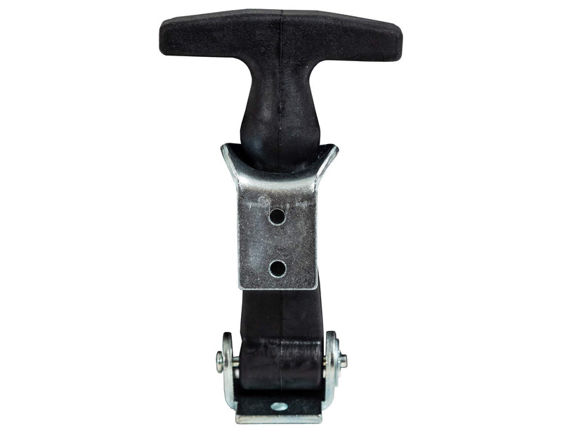 Buyers Products WJ201A 4-7/8" Rubber Hood Catch with A Bracket, Weather-Resistant Hold Down, 4 Pack, T-Handle Hasp, Draw Latch, Ideal Flexible Closure for Vehicle Hood Or Tool Box