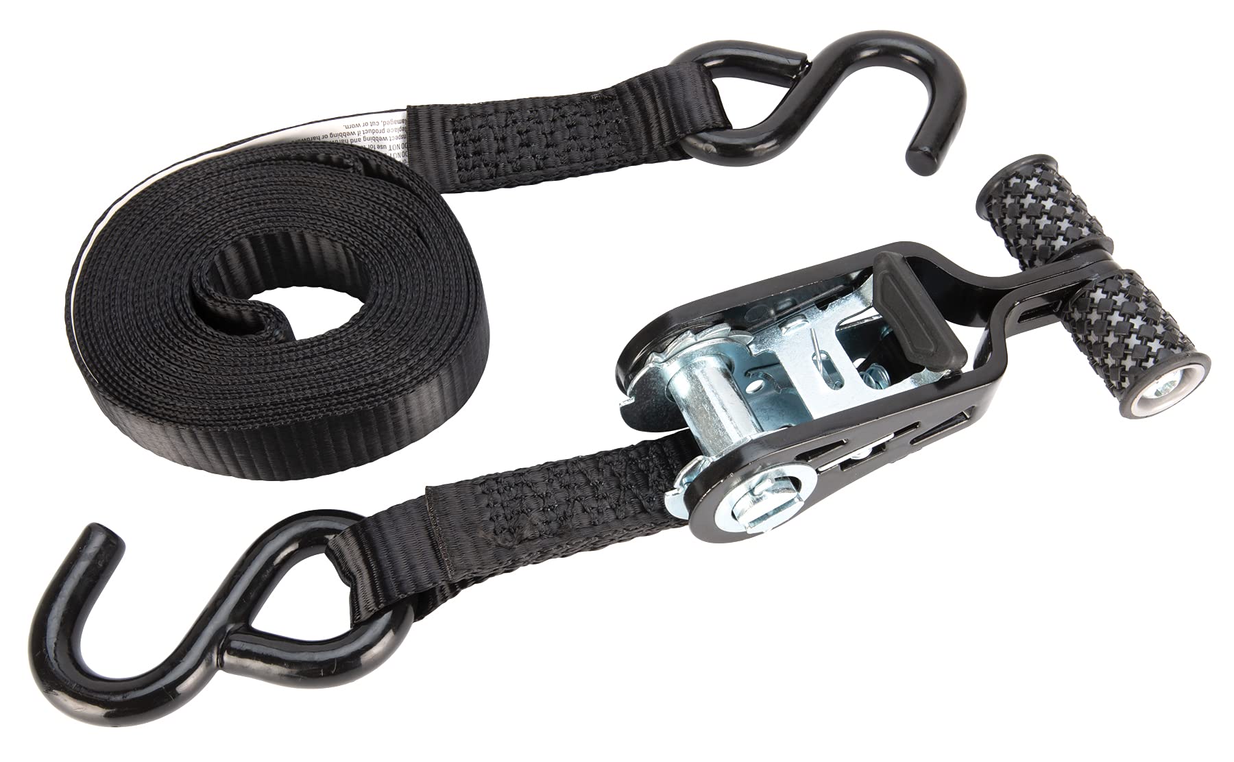 4Pk Performance Tool W1873 1-Inch X 15' Tie Down Straps SecureX - Heavy Duty Ratchet Straps for Securing Cargo, ATVs, Motorcycles, and More