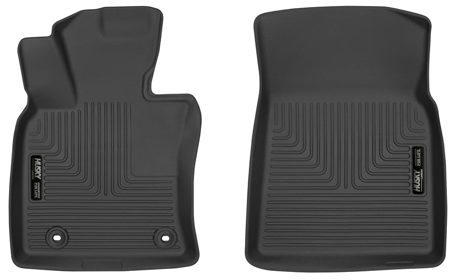 Husky Liners Floor Mats X-act Contour | Fits 2022-2025 Infiniti QX55 | Front Row, 2-pc Black - 50621