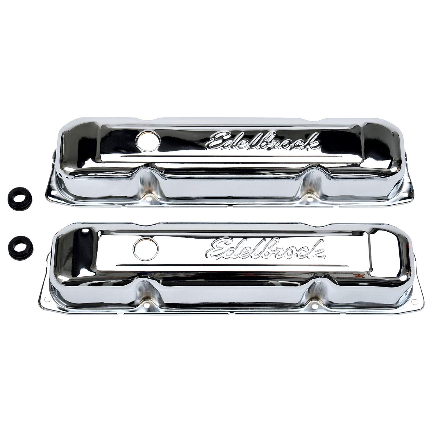 Chrome Edelbrock 4491 Signature Series Valve Cover