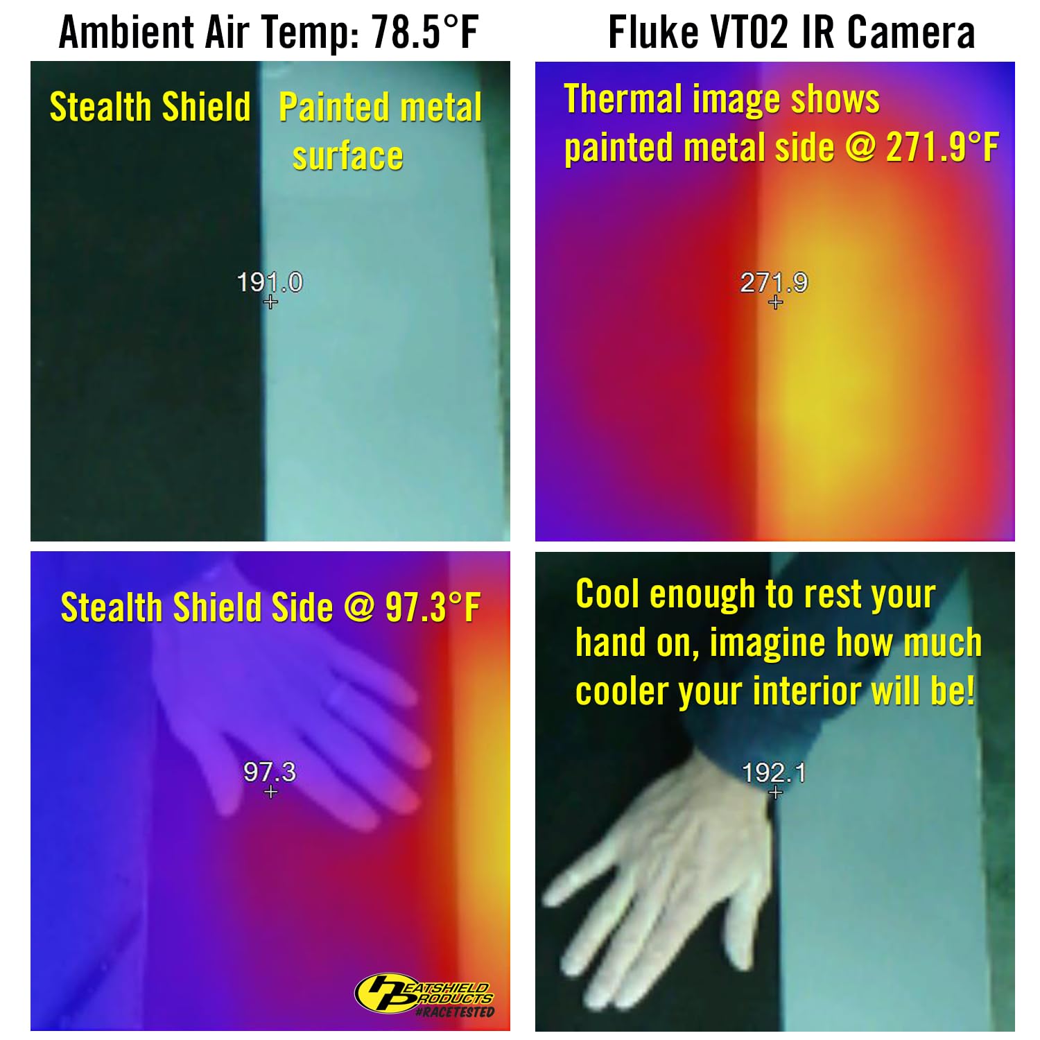 HP Stealth Shield Heatshield Products 1/8" x 24" x 53"