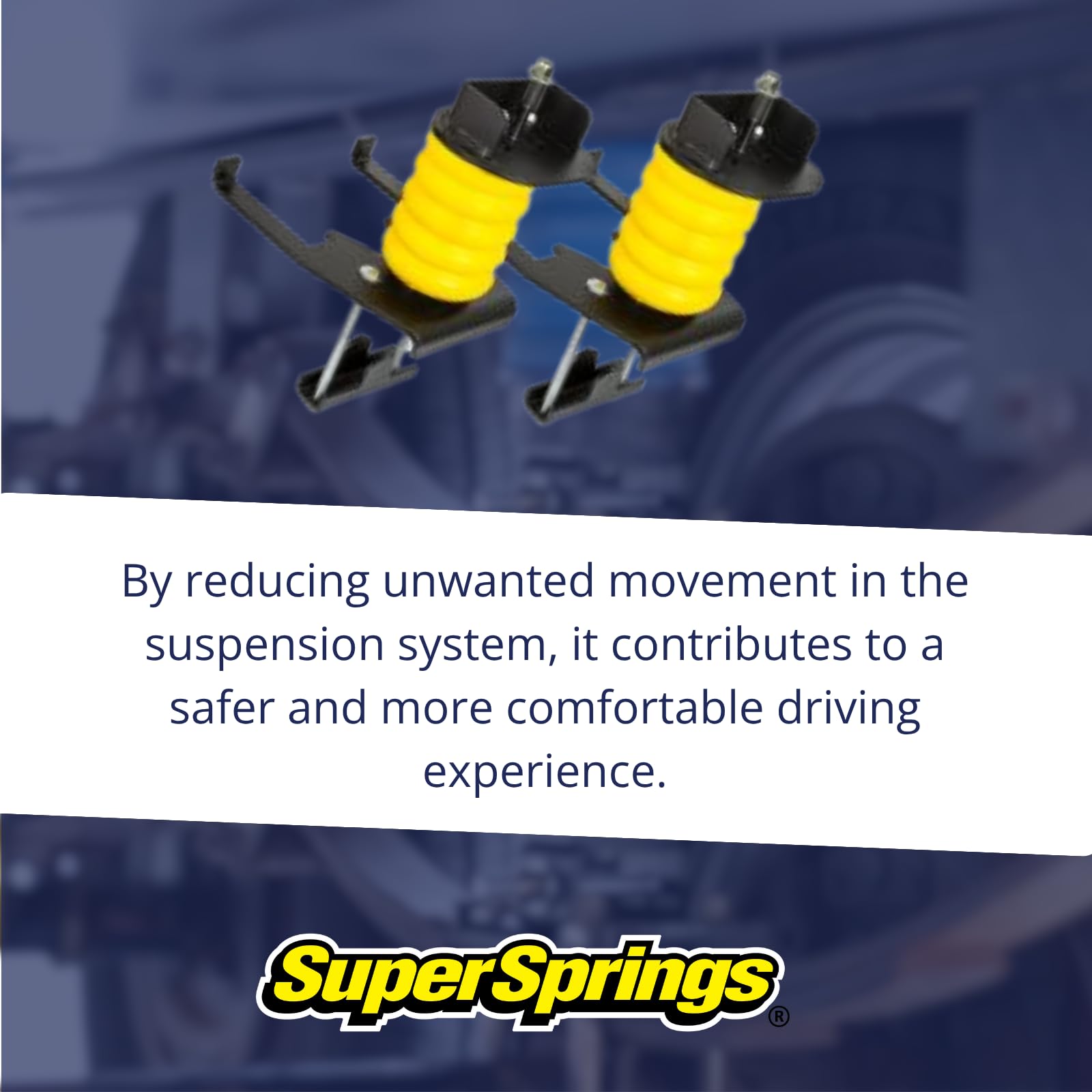 SumoSprings Rear SSR-140-54 for Ford F-250 | F-350 | Left/Right Pair | 2800 (lb) Capacity at 50% Compression | Made in the USA