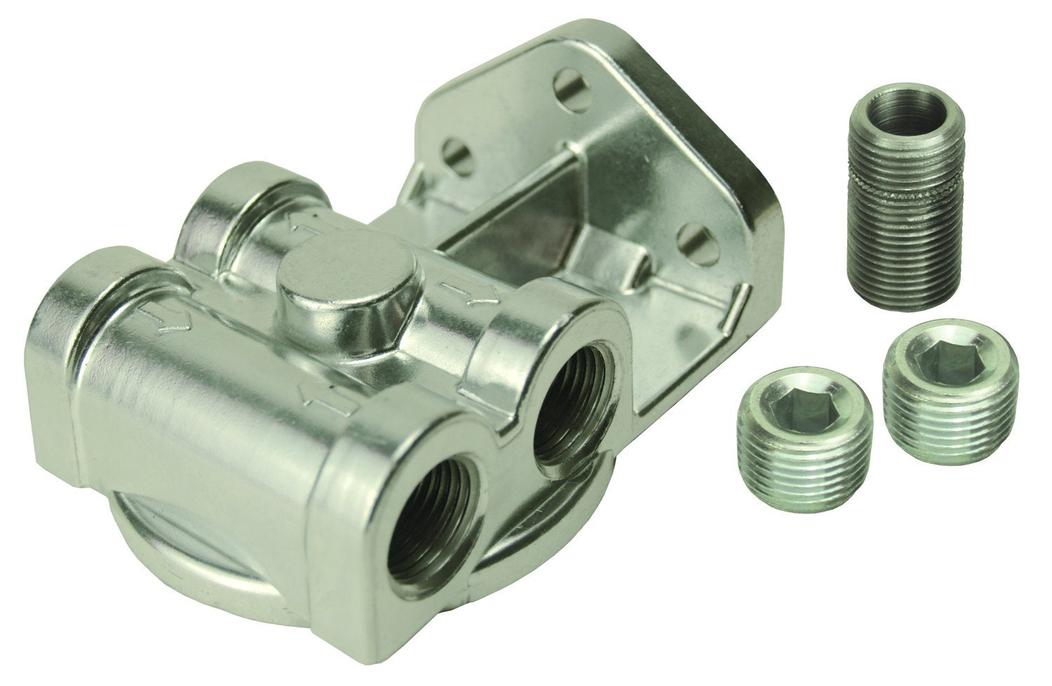 25049 Derale Side Port Oil Filter Mount