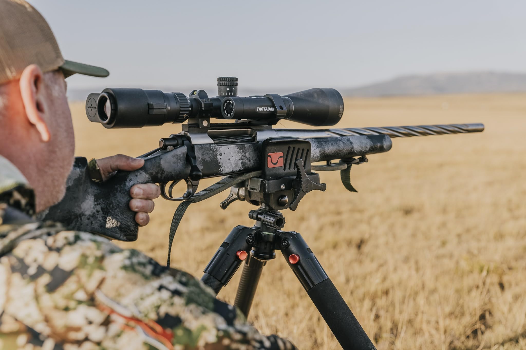 DeathGrip BOG Aluminum Tripod with Durable Aluminum Frame, Lightweight, Stable Design, Bubble Level, Adjustable Legs, Shooting Rest, and Hands-Free Operation for Hunting, Shooting, and Outdoors