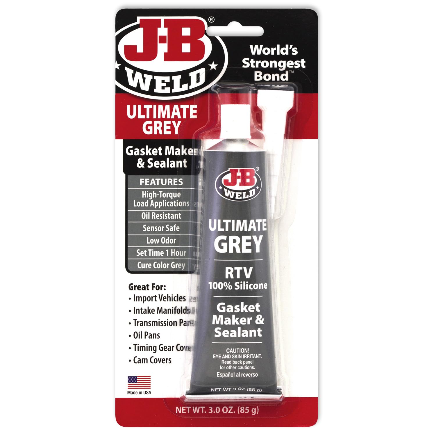 3 oz. Adhesive Sealant, Tube, Gray