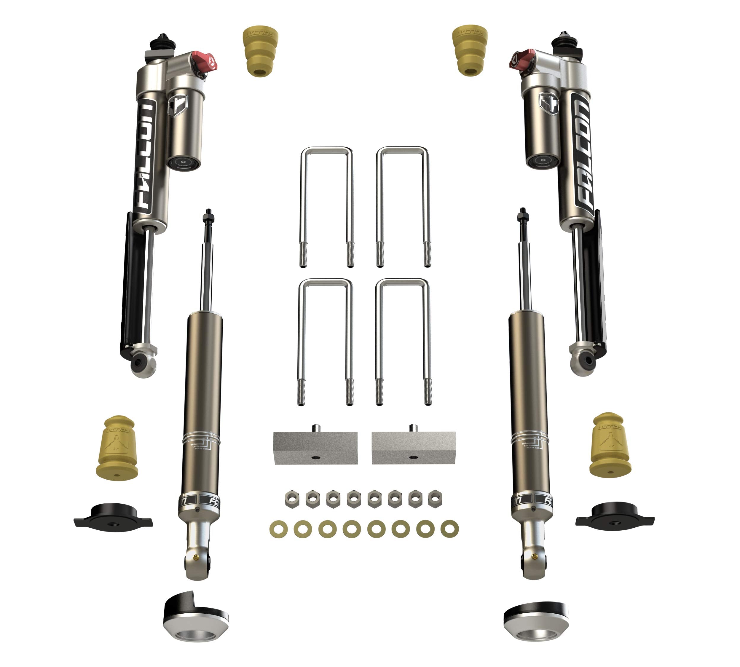 Toyota Tacoma: 2.25” Sport Tow/Haul Shock & Spacer Lift System 2005+
