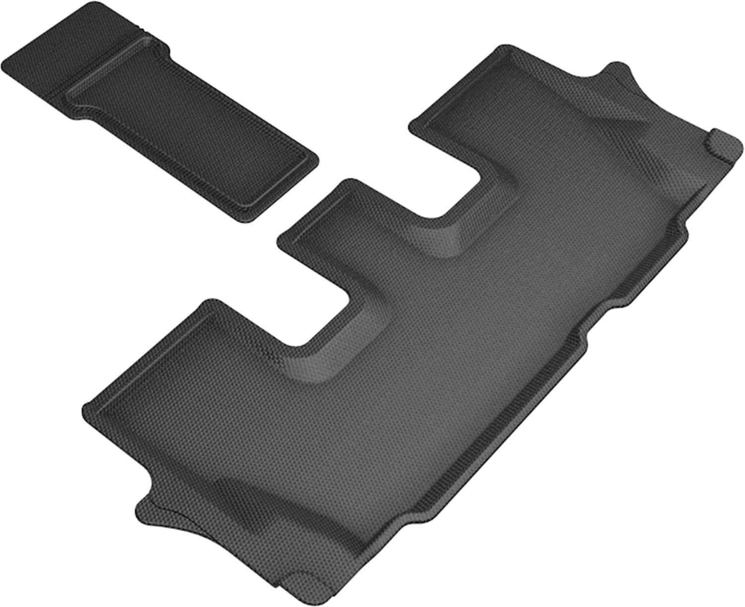 Kagu Floor Mat 3D MAXpider Custom Fit (Black) Compatible with KIA Telluride 7-Seats 2020-2025 - Third Row