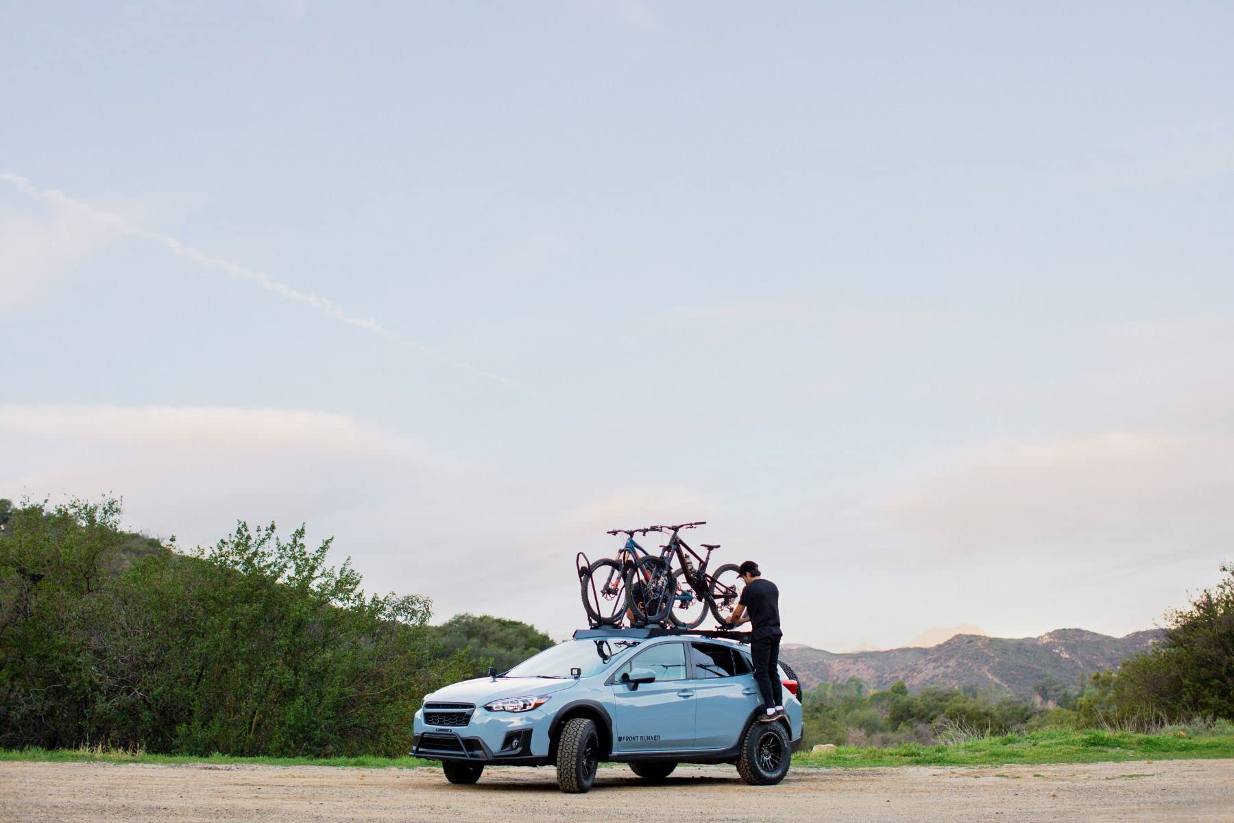 Slimsport Front Runner Roof Rack Kit/Light Bar Ready Compatible with Subaru XV Crosstrek (2018-Current)