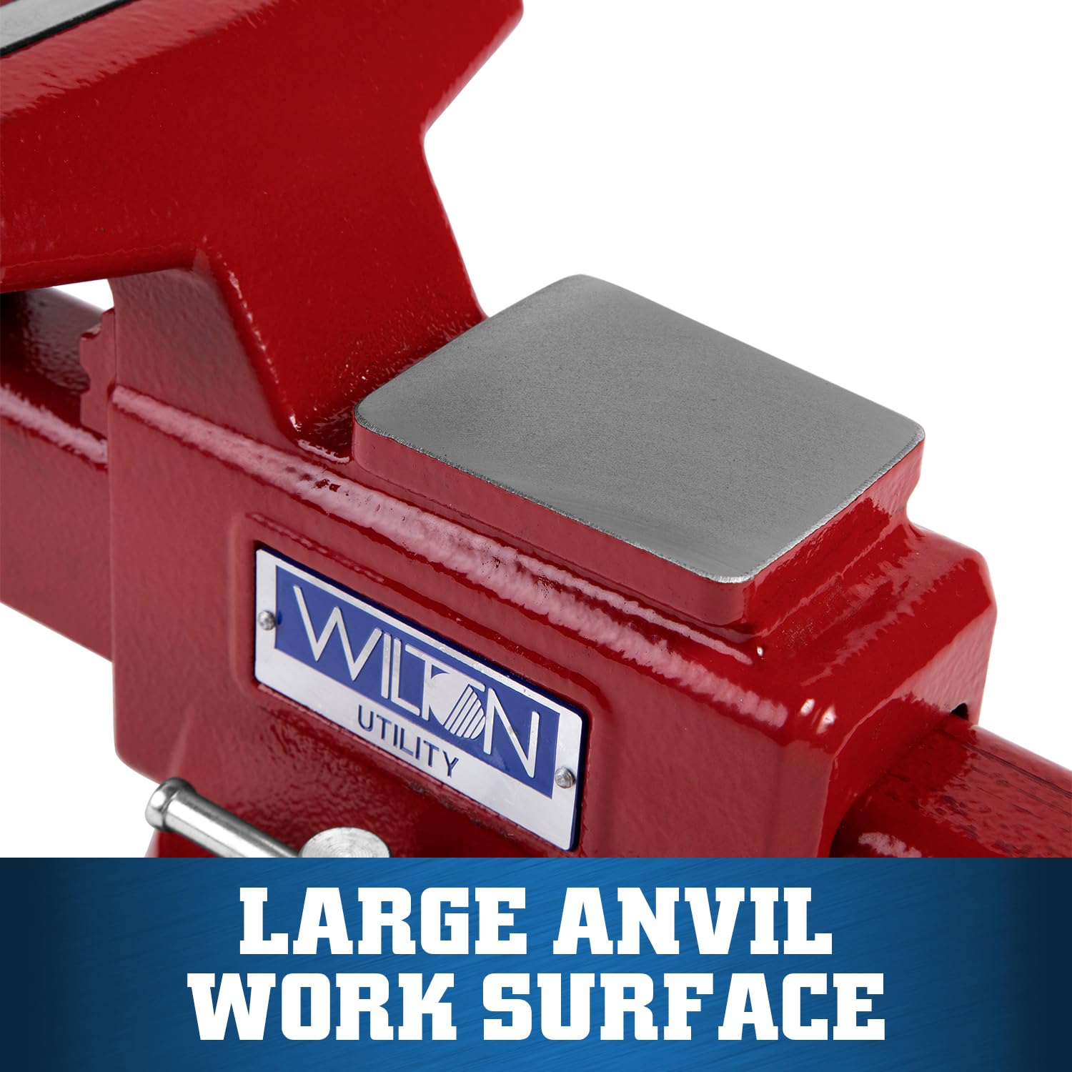 Utility Bench Vise Wilton, 5-1/2" Jaw Width, 5" Jaw Opening, 3-1/4" Throat (Model 675U)