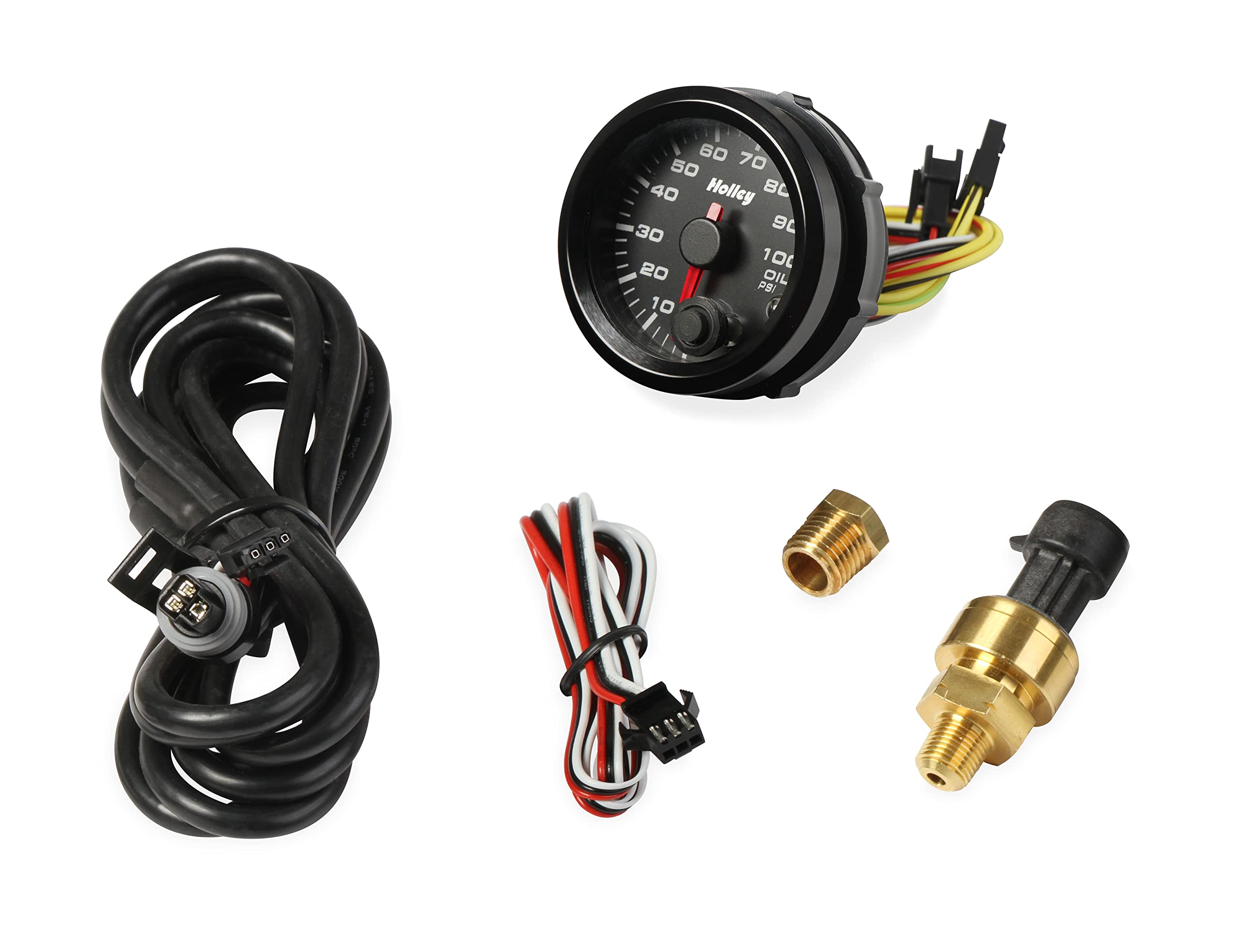 26-601 Holley Analog Style Oil Pressure Gauge