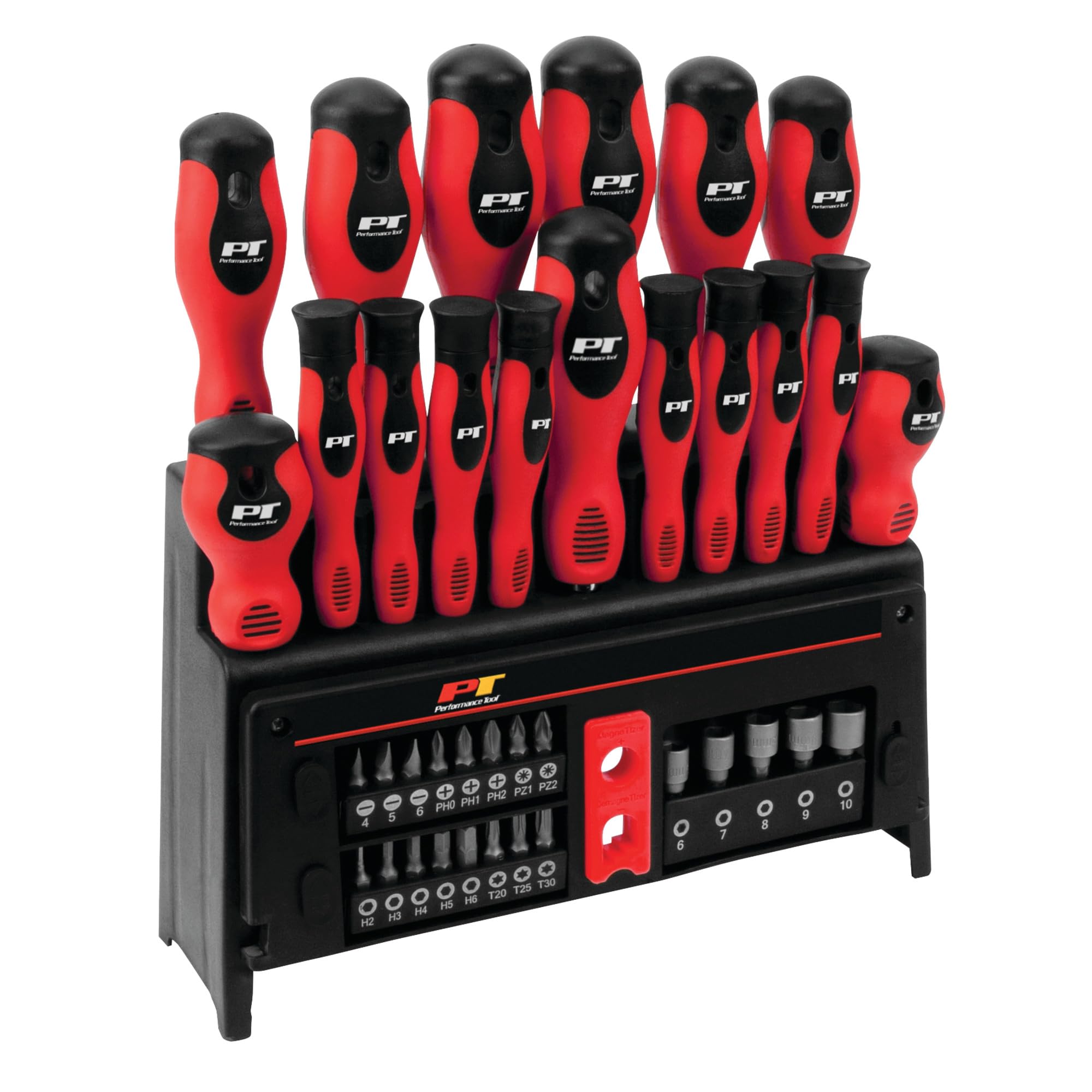 W1727 Performance Tool 39-Piece Screwdriver Set with Rack