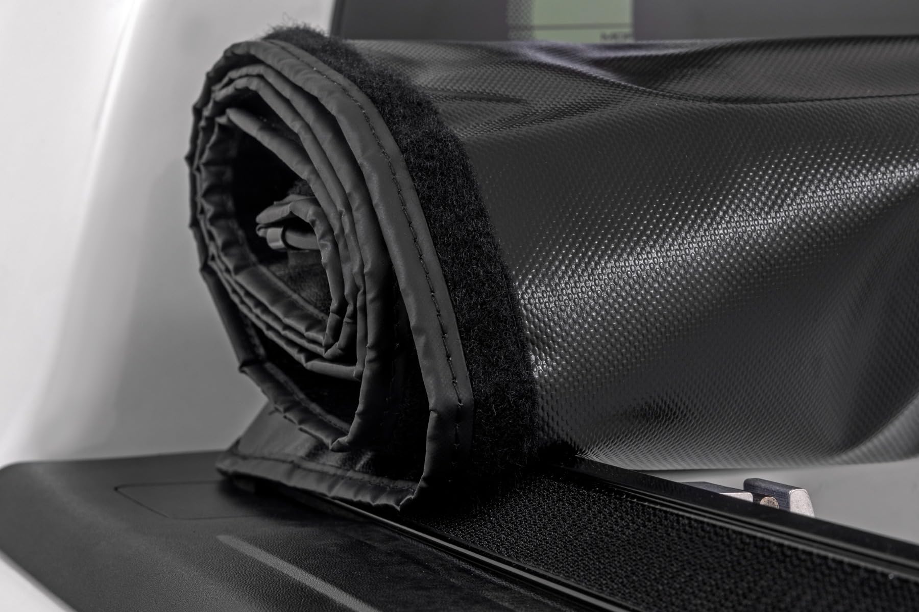 Rough Country Tonneau Cover Soft Roll Up for Ram 1500 (2019-2026) TRX (2021-2024) - Fits 6'4 Bed, Weatherproof Bed Cover