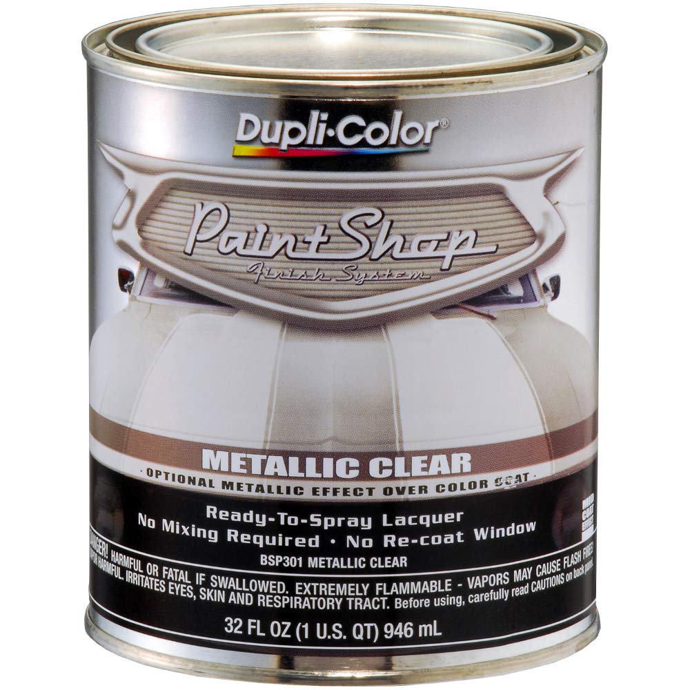 Paint Shop Finish System Dupli-Color BSP301 Base Coat – Metallic Clear - 32 oz. Automotive Paint