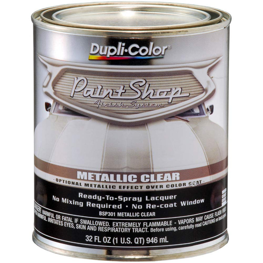 Paint Shop Finish System Dupli-Color BSP301 Base Coat – Metallic Clear - 32 oz. Automotive Paint
